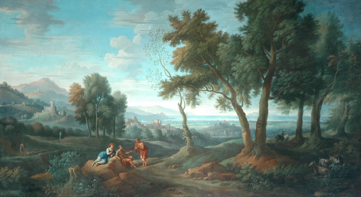 Klasszikus táj, Orizante alkotó: Jan Frans van Bloemen