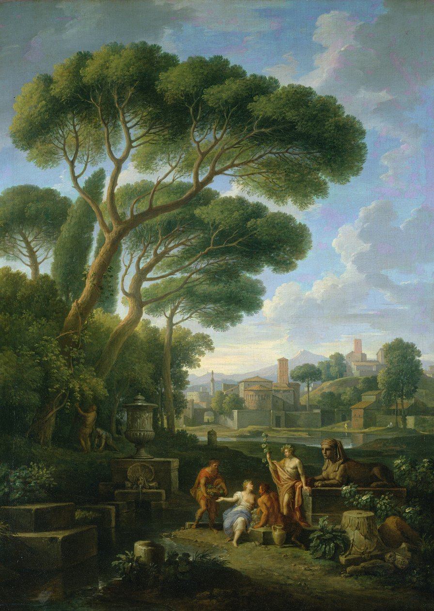 Alakzatok egy római tájon alkotó: Jan Frans van Bloemen