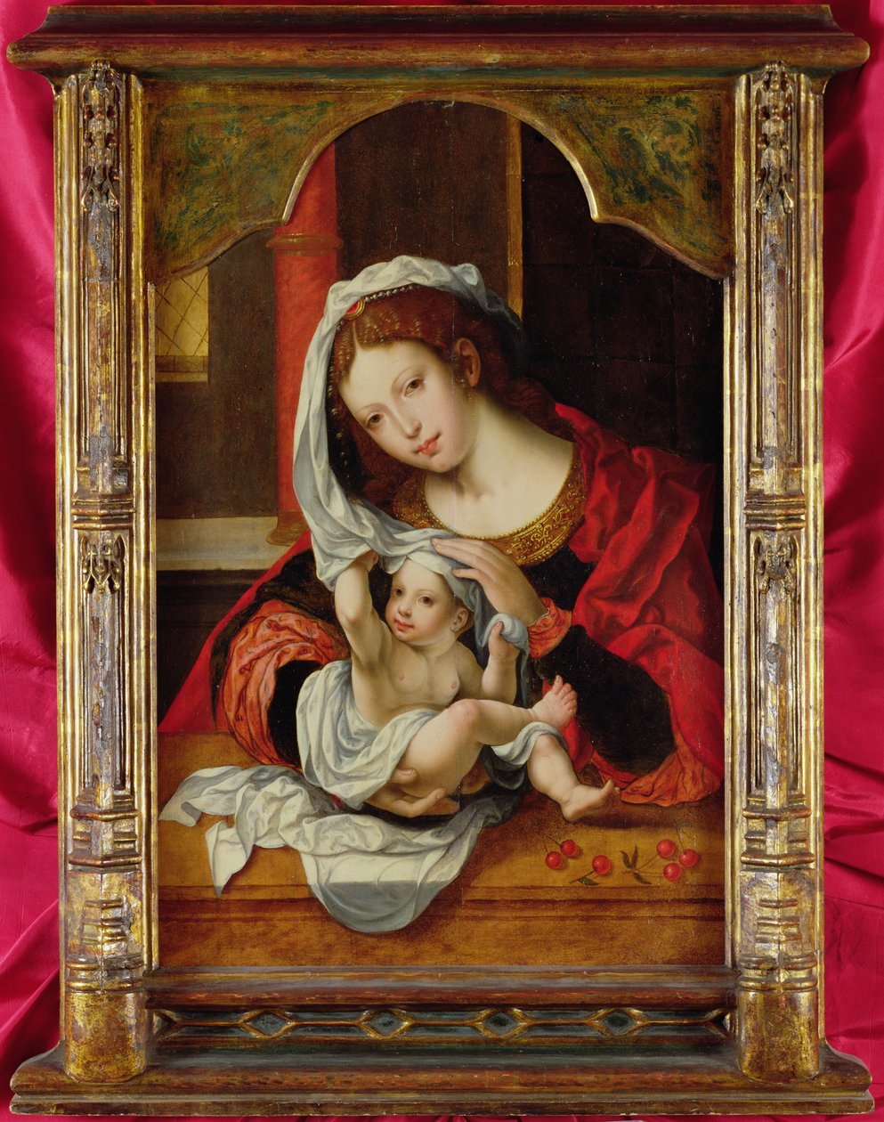 Cseresznye Madonna alkotó: Jan Gossaert