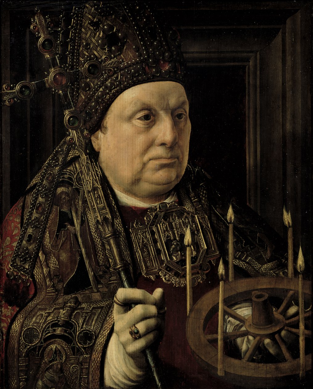Rheimsi Szent Donatianus (megh. 390) alkotó: Jan Gossaert