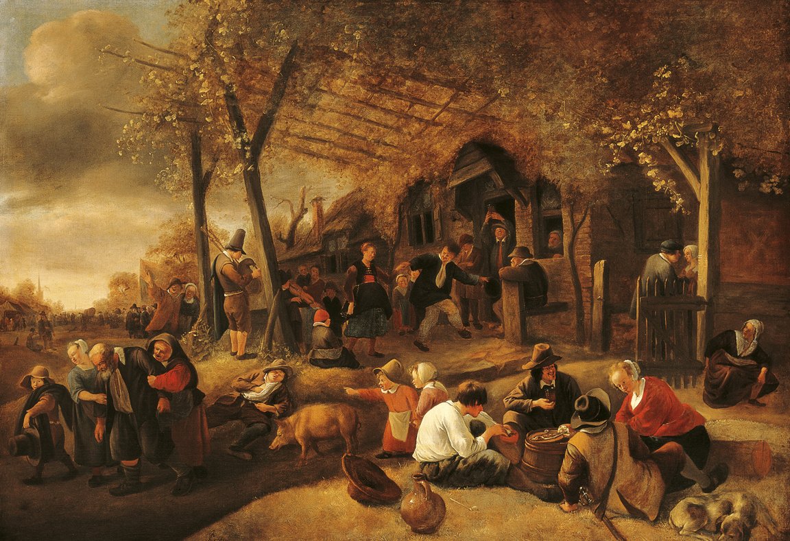 Gazdavásár alkotó: Jan Havickszoon Steen