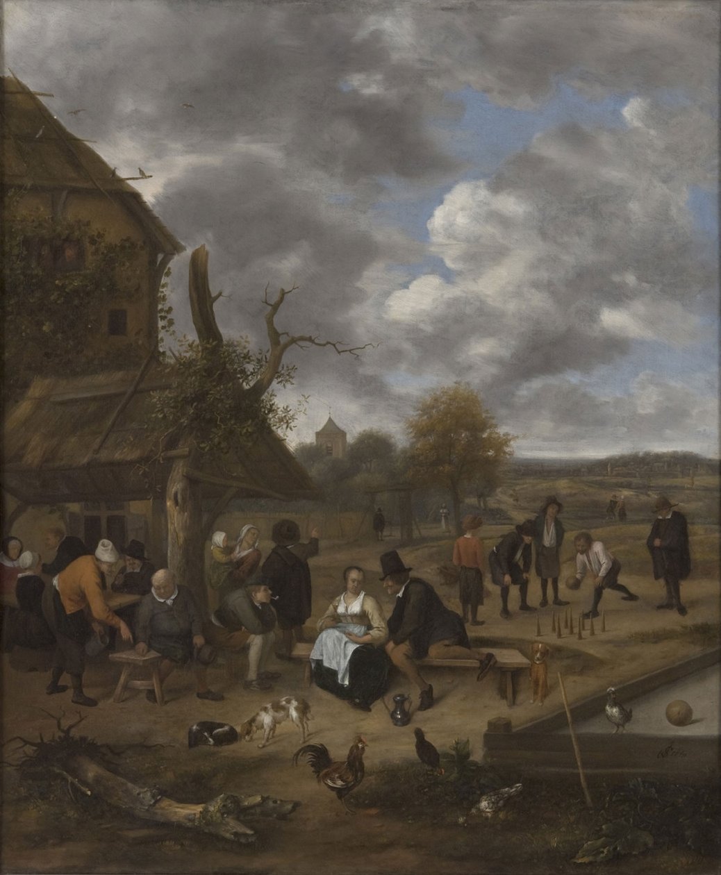 Táj fogadóval alkotó: Jan Havickszoon Steen