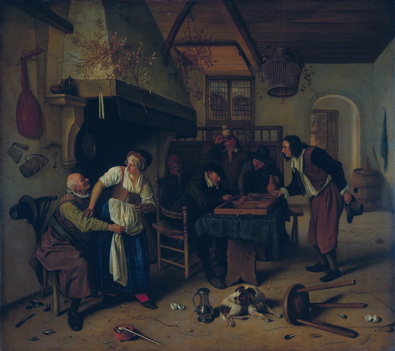 A kettős játék alkotó: Jan Havickszoon Steen