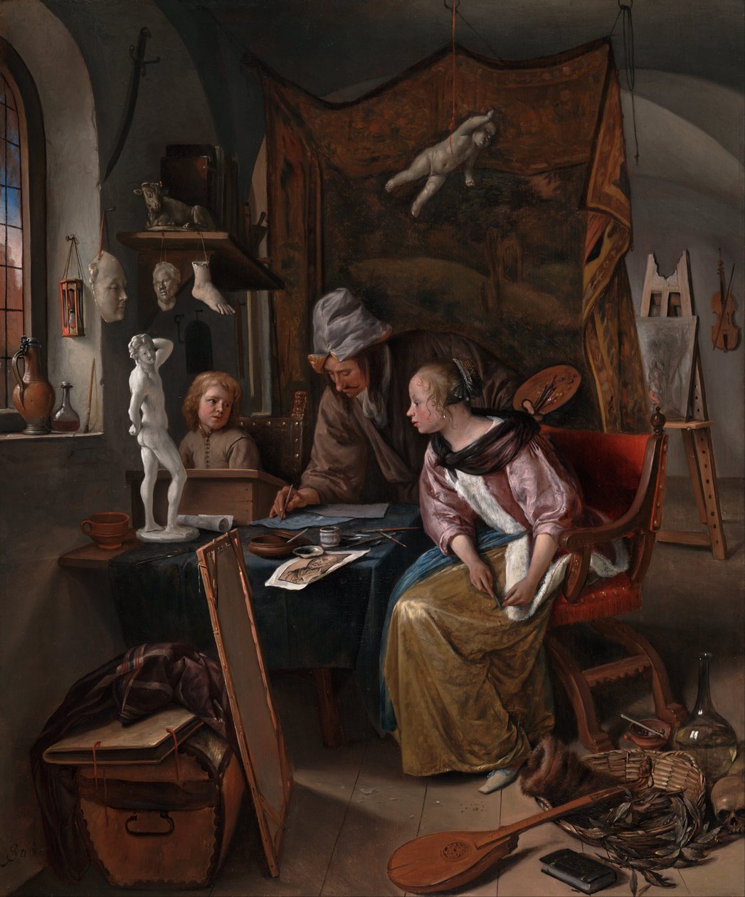 A rajz lecke alkotó: Jan Havickszoon Steen