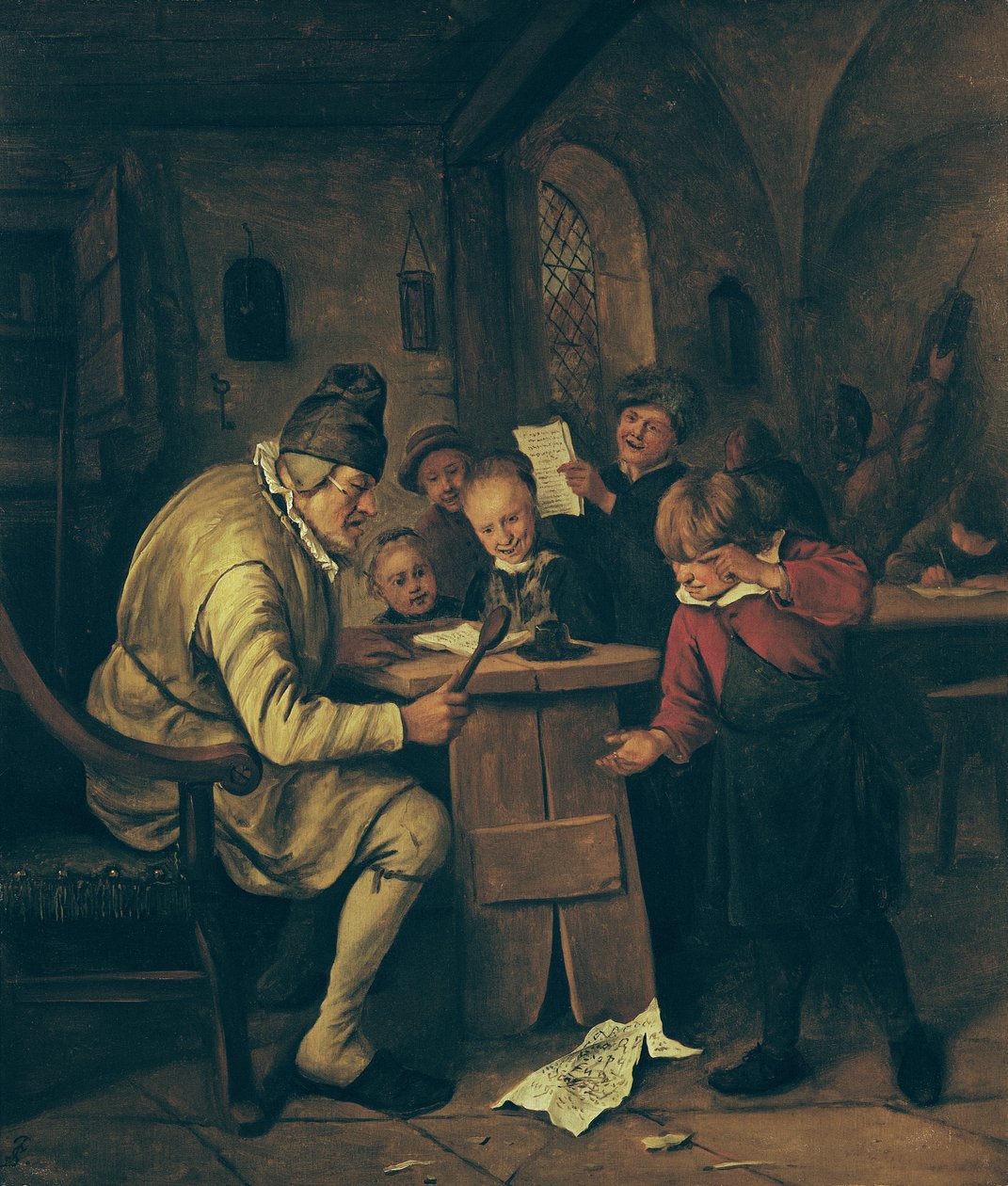 Az iskolamester, 1626-79 alkotó: Jan Havickszoon Steen