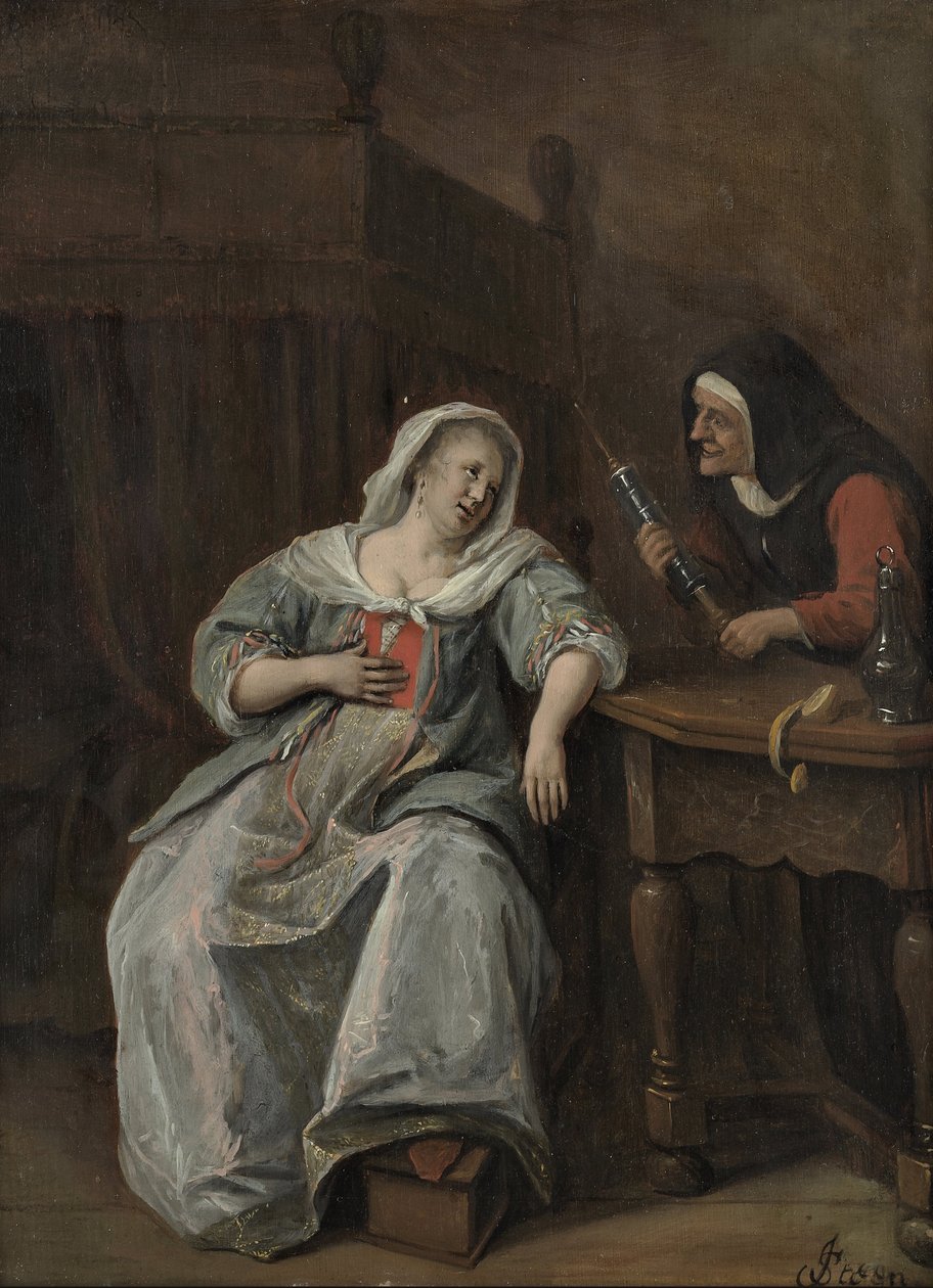 A beteg nő alkotó: Jan Havickszoon Steen