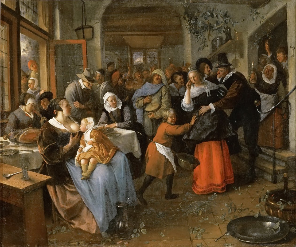 A megcsalt vőlegény alkotó: Jan Havickszoon Steen