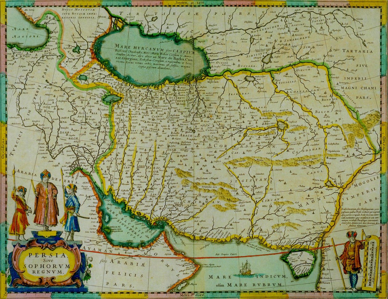 Perzsia Janssonius térképe alkotó: Jan Janssonius