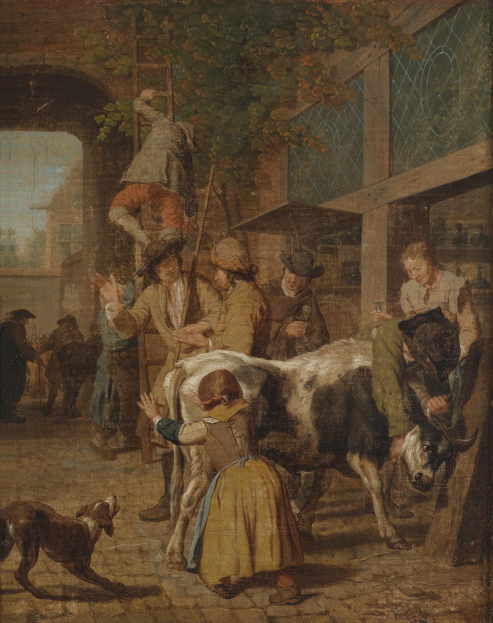 Viehmarkt alkotó: Jan Josef the Elder Horemans