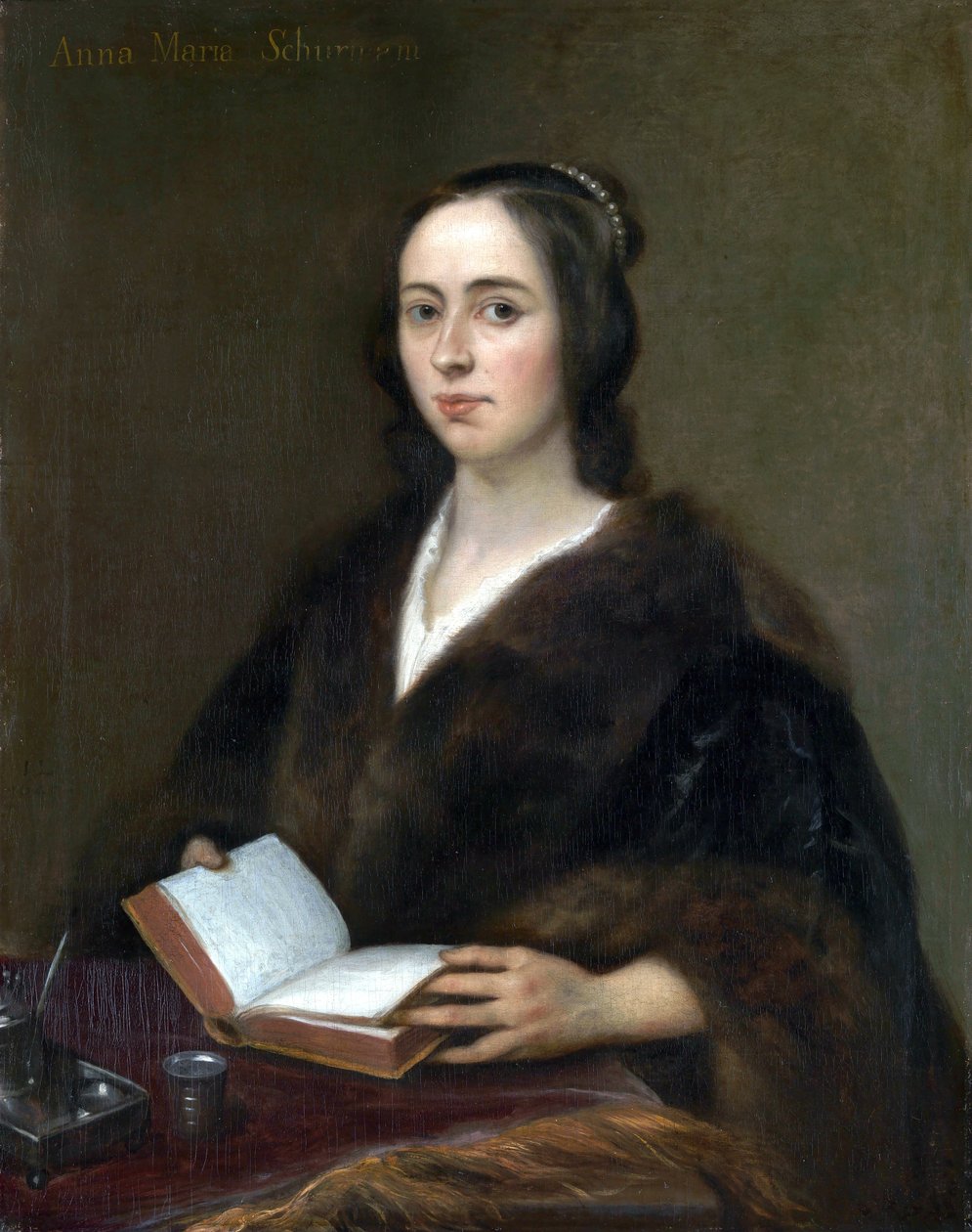 Anna Maria van Schurman portréja alkotó: Jan Lievens