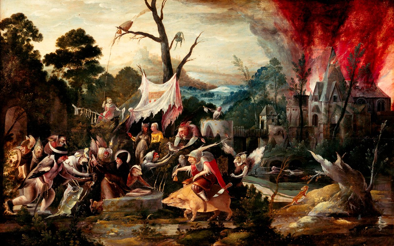 Szent Antal megkísértése alkotó: Jan Mandijn
