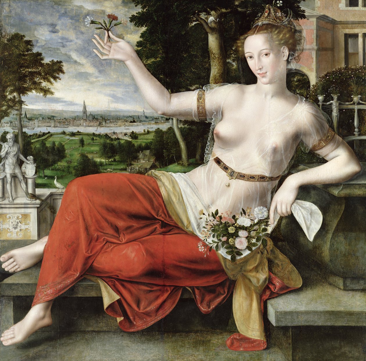 Flora, 1559 (lásd még: 149206) alkotó: Jan Massys or Metsys