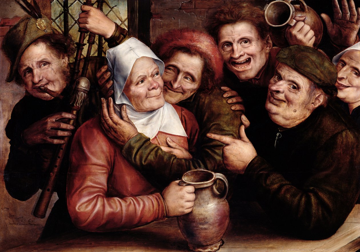 Vidám társaság, 1562 alkotó: Jan Massys or Metsys