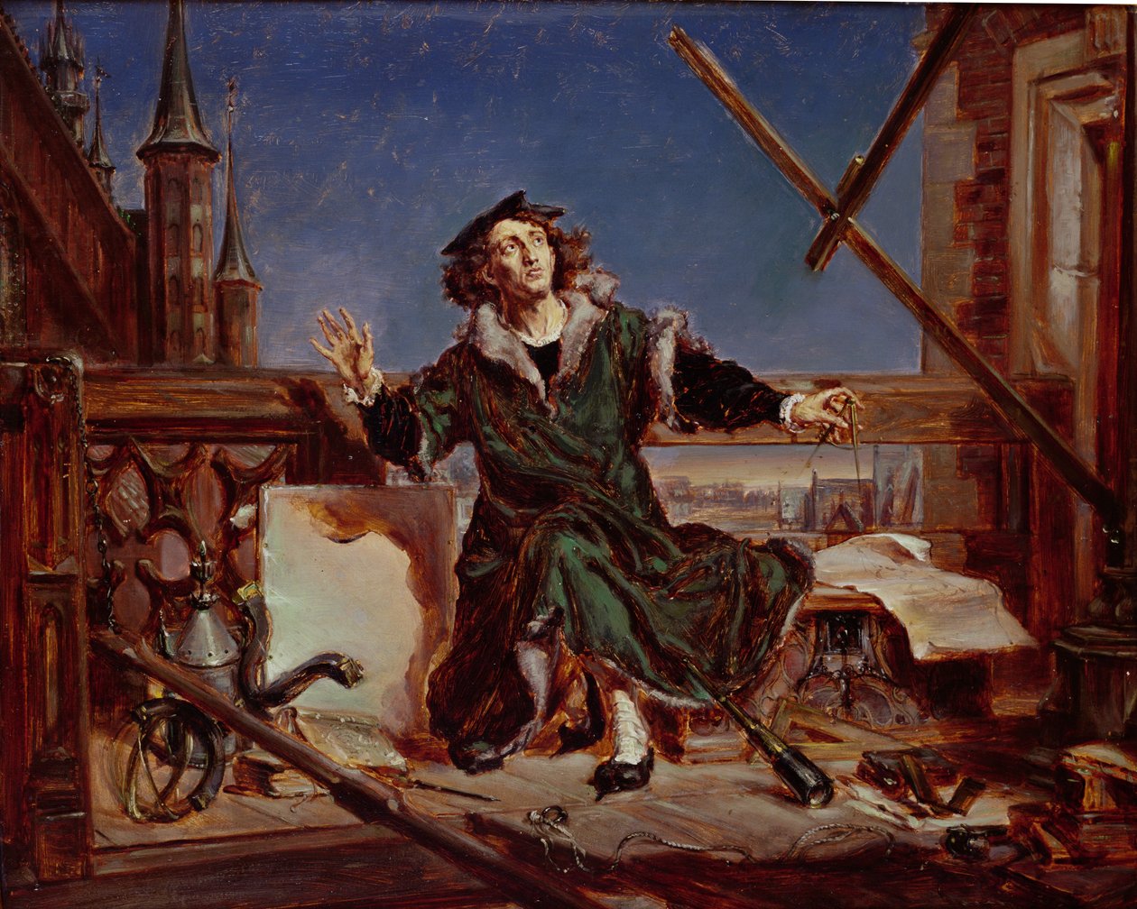 Nicolaus Kopernikusz (1473-1543) csillagász (olaj, karton) alkotó: Jan Alojzy Matejko