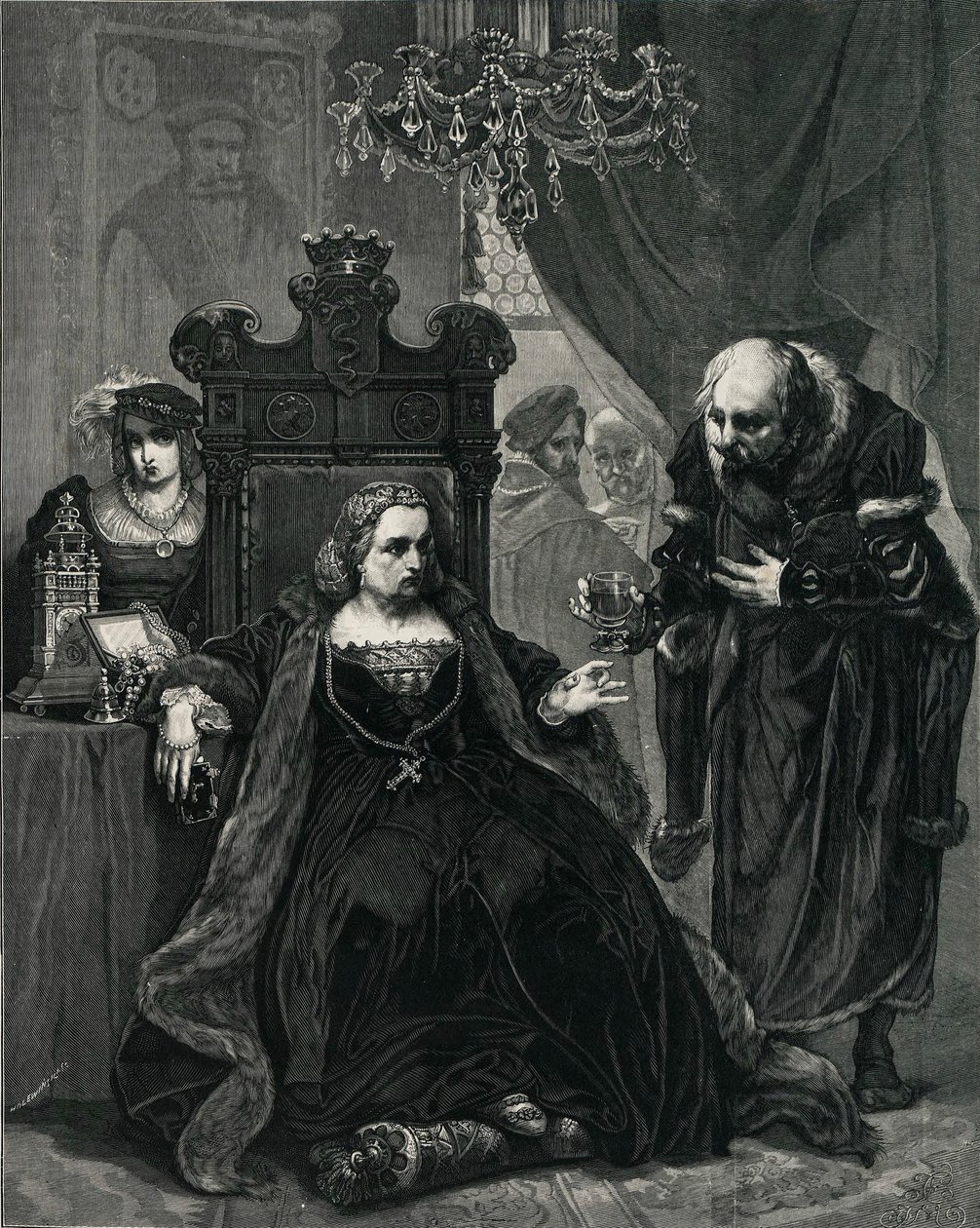 Bona királyné mérgezett alkotó: Jan Alojzy Matejko