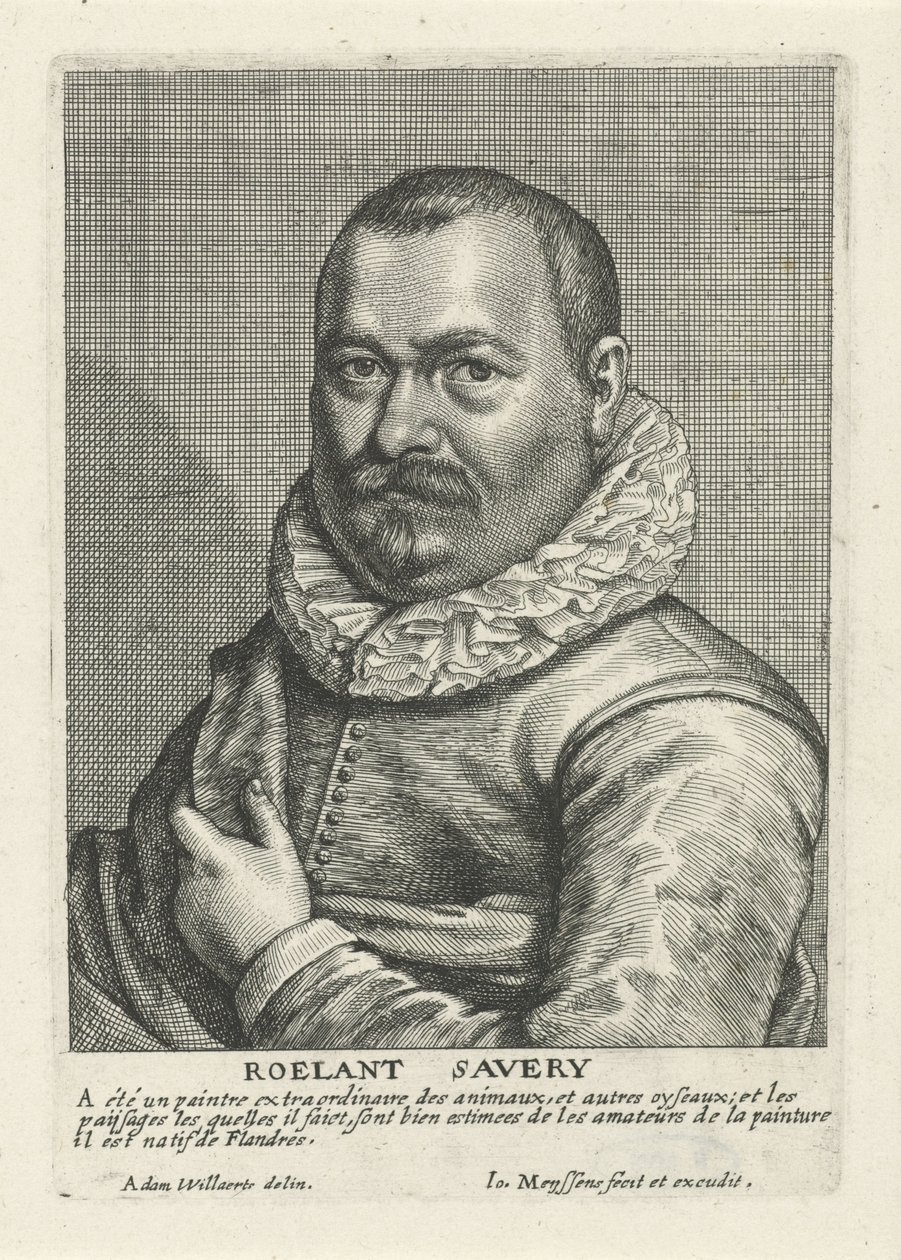 Roelant Savery portréja alkotó: Johannes Meyssens