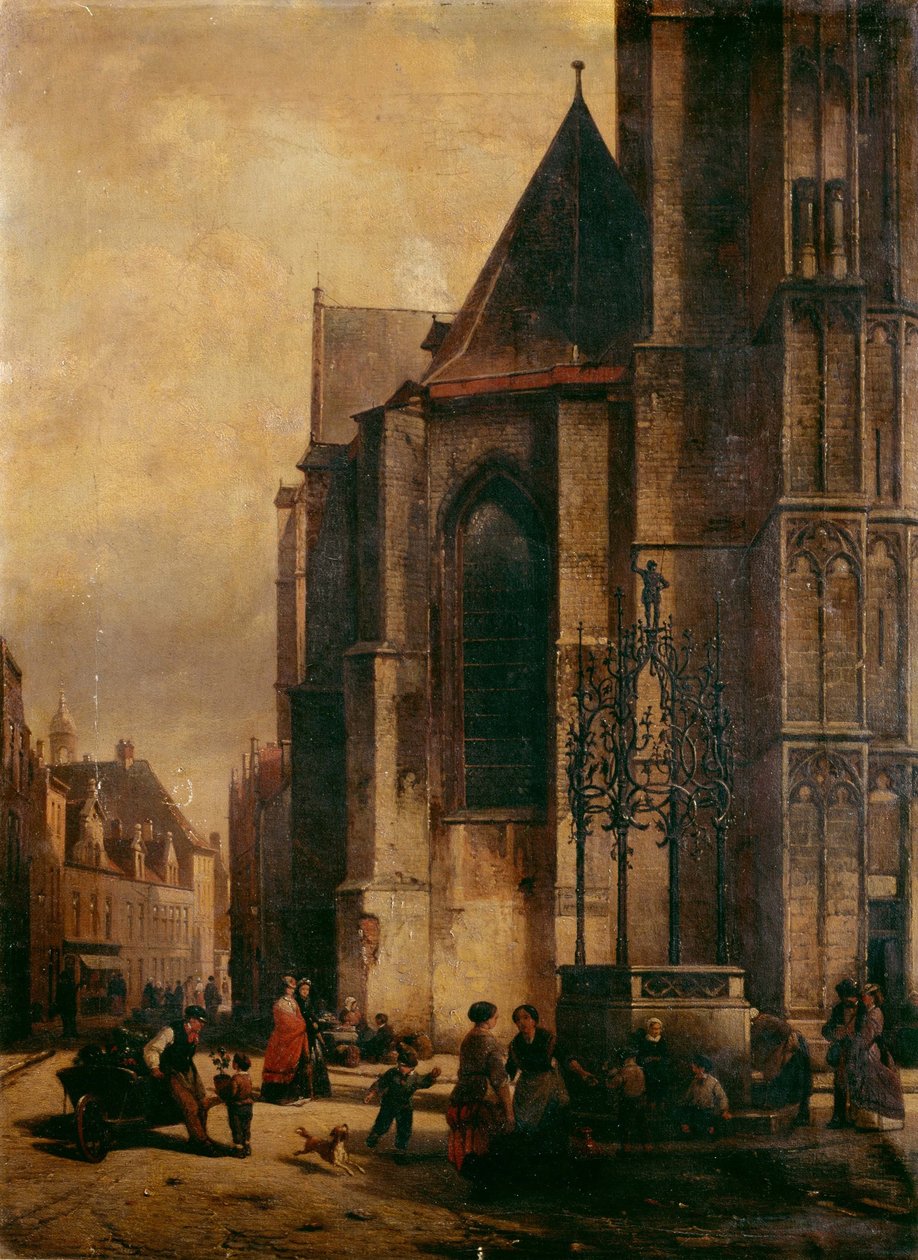 A Metsys -kút Antwerpenben alkotó: Jan Michiel Ruyten