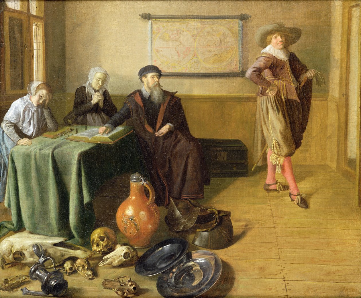 A tékozló fiú távozása, 1630 körül alkotó: Jan Miense Molenaer