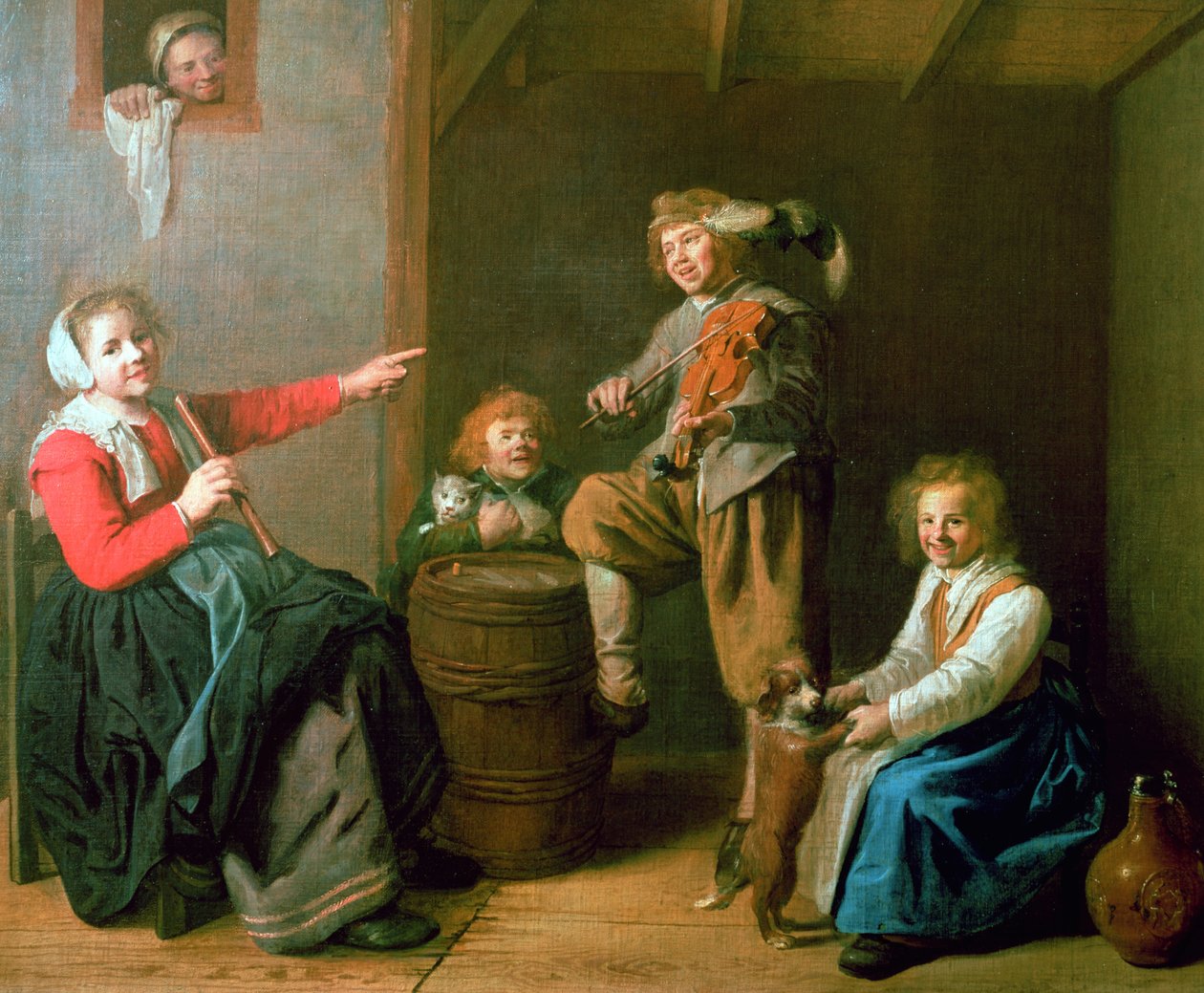 A Musical Party, 17. század alkotó: Jan Miense Molenaer