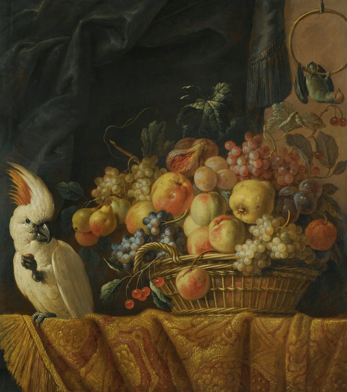 Csendélet papagájjal alkotó: Jan Pauwel Gillemans the Younger