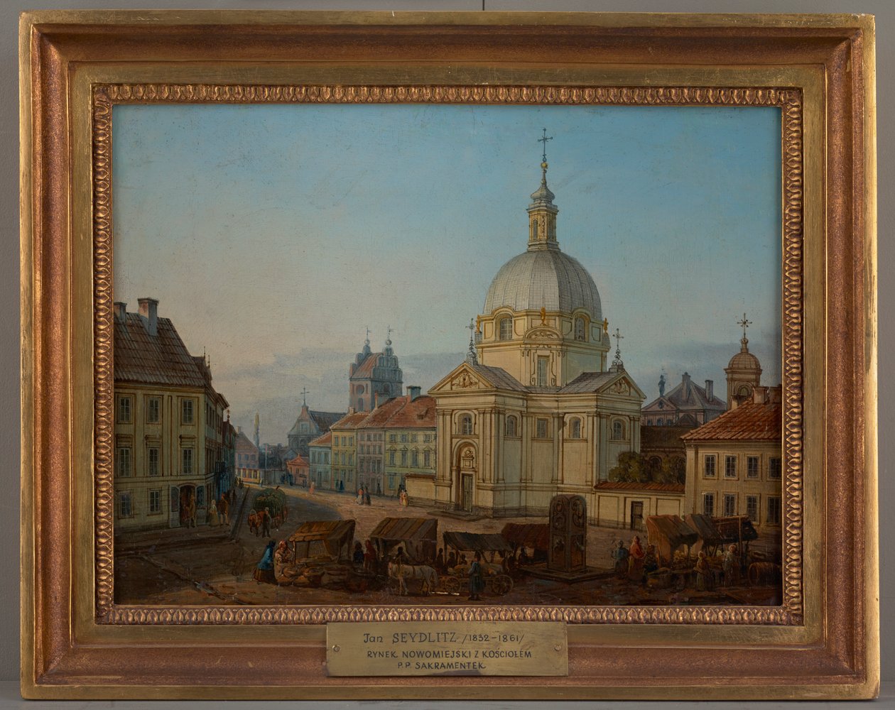 Új Város tér a Szentségek templomával, Jan Seydlitz, alkotó: Jan Seydlitz