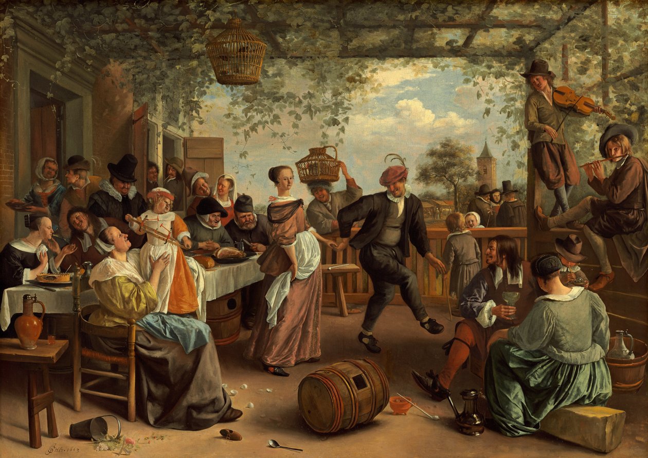 A táncos pár alkotó: Jan Havickszoon Steen