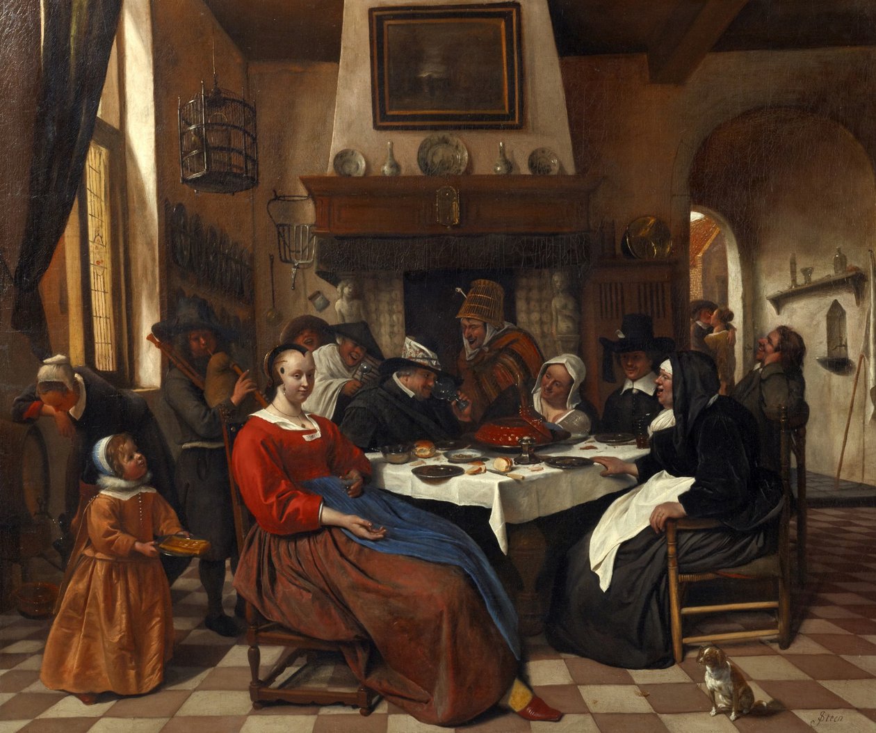 Ismeretlen kép alkotó: Jan Havickszoon Steen