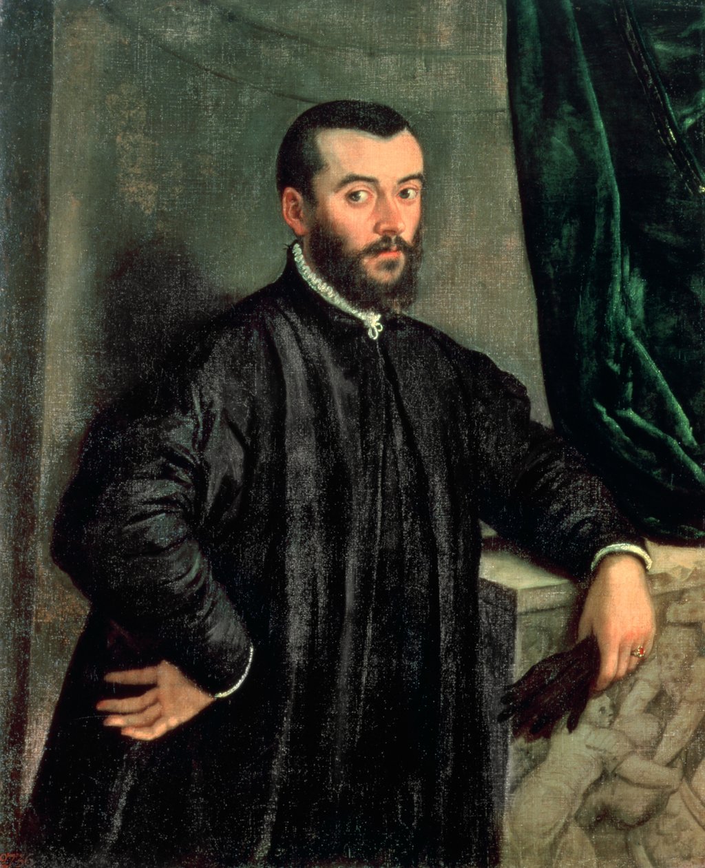 Andrea Vesalius (1514-64) portréja alkotó: Jan Stephen van Calcar