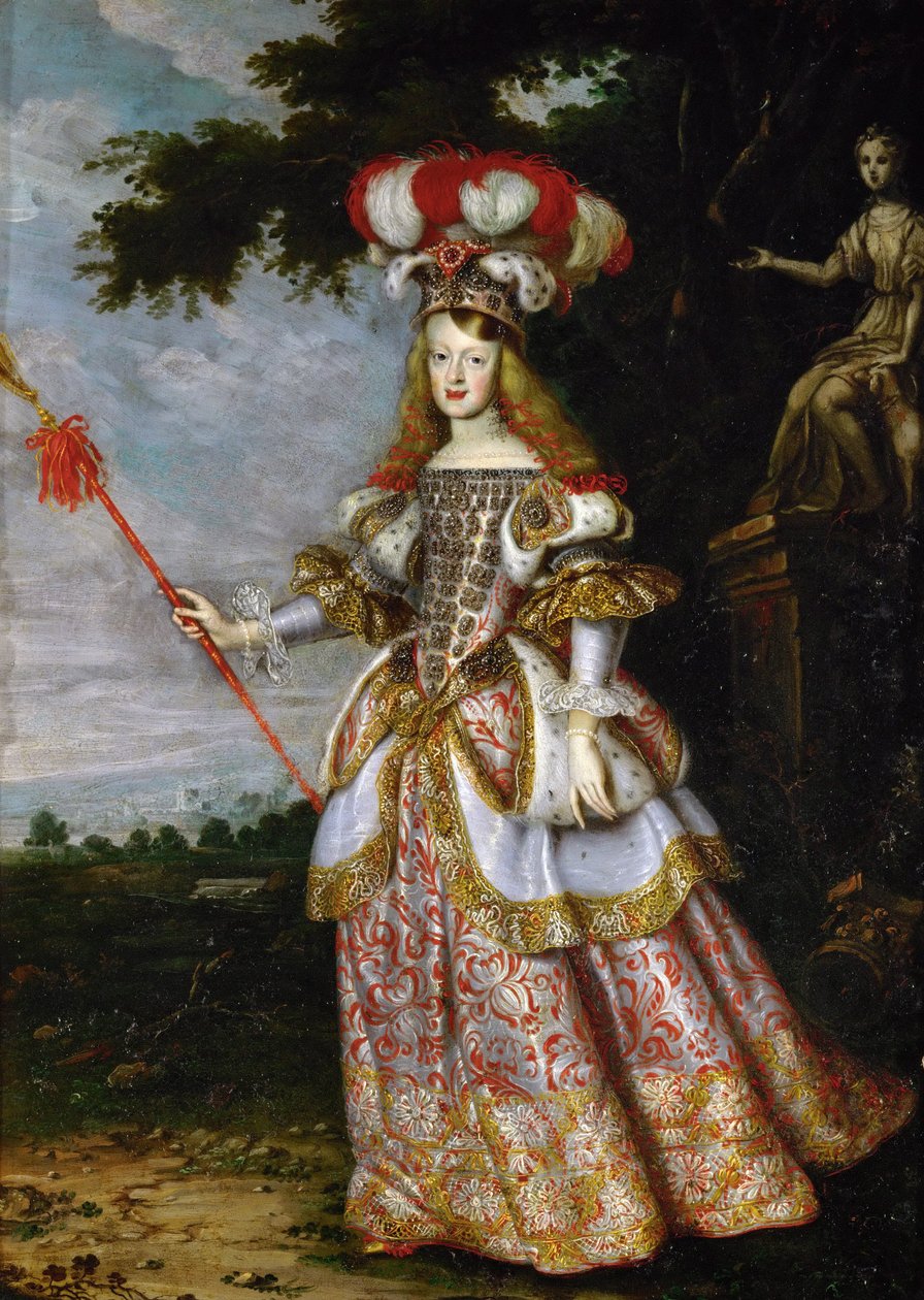 Infanta Margaret Theresa (1651-1673), császárné, színházi ruhában alkotó: Jan Thomas van Ieperen
