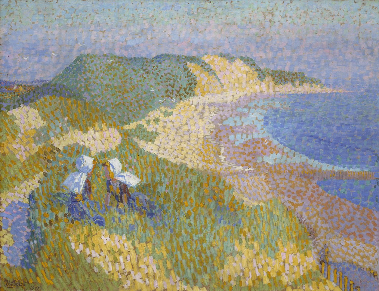 Dűnék és tenger Zoutelande-ben alkotó: Jan Toorop