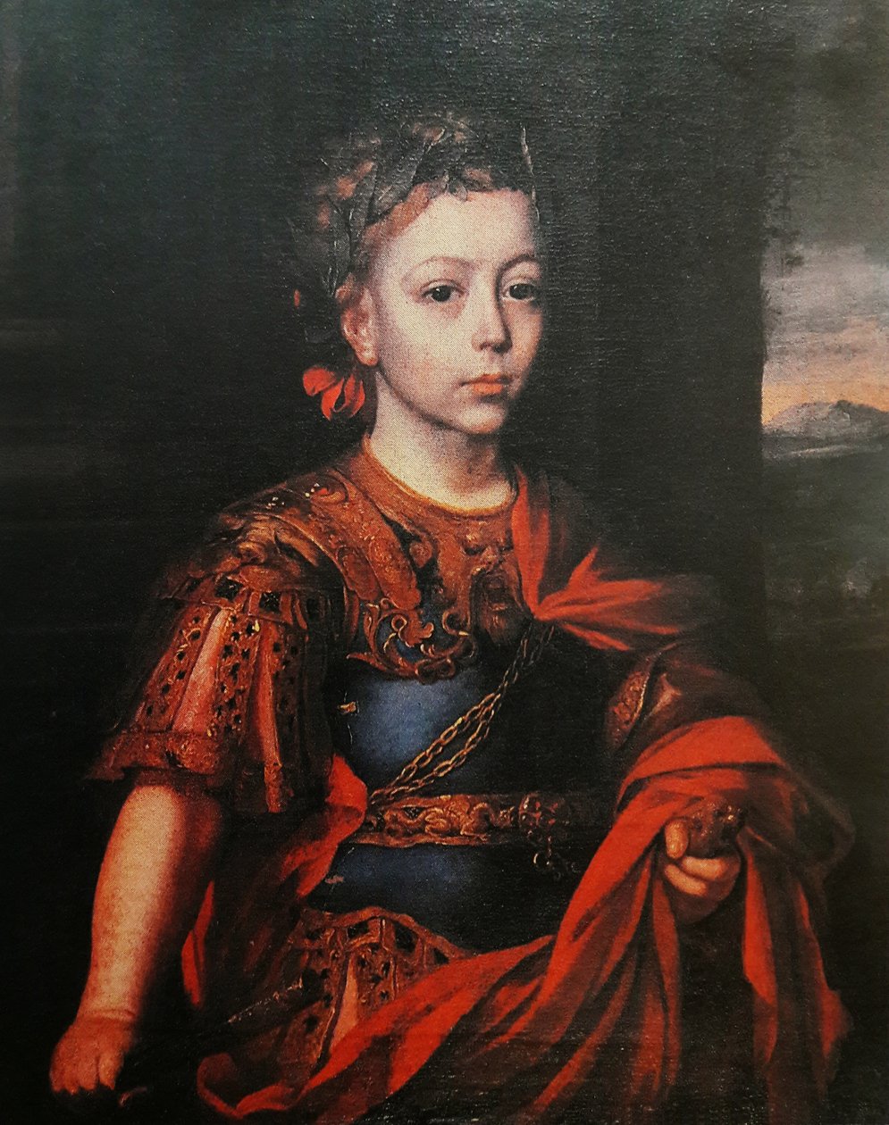 Jakub Ludwik Sobieski portréja római ruhában alkotó: Jan Tricius