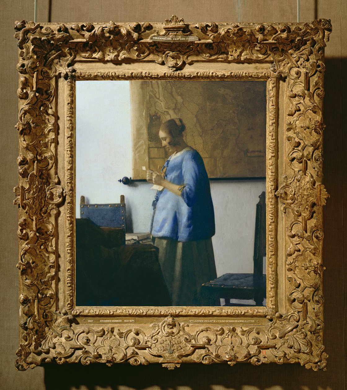 Levelet olvasó nő, 1662-63 körül alkotó: Jan Vermeer van Delft