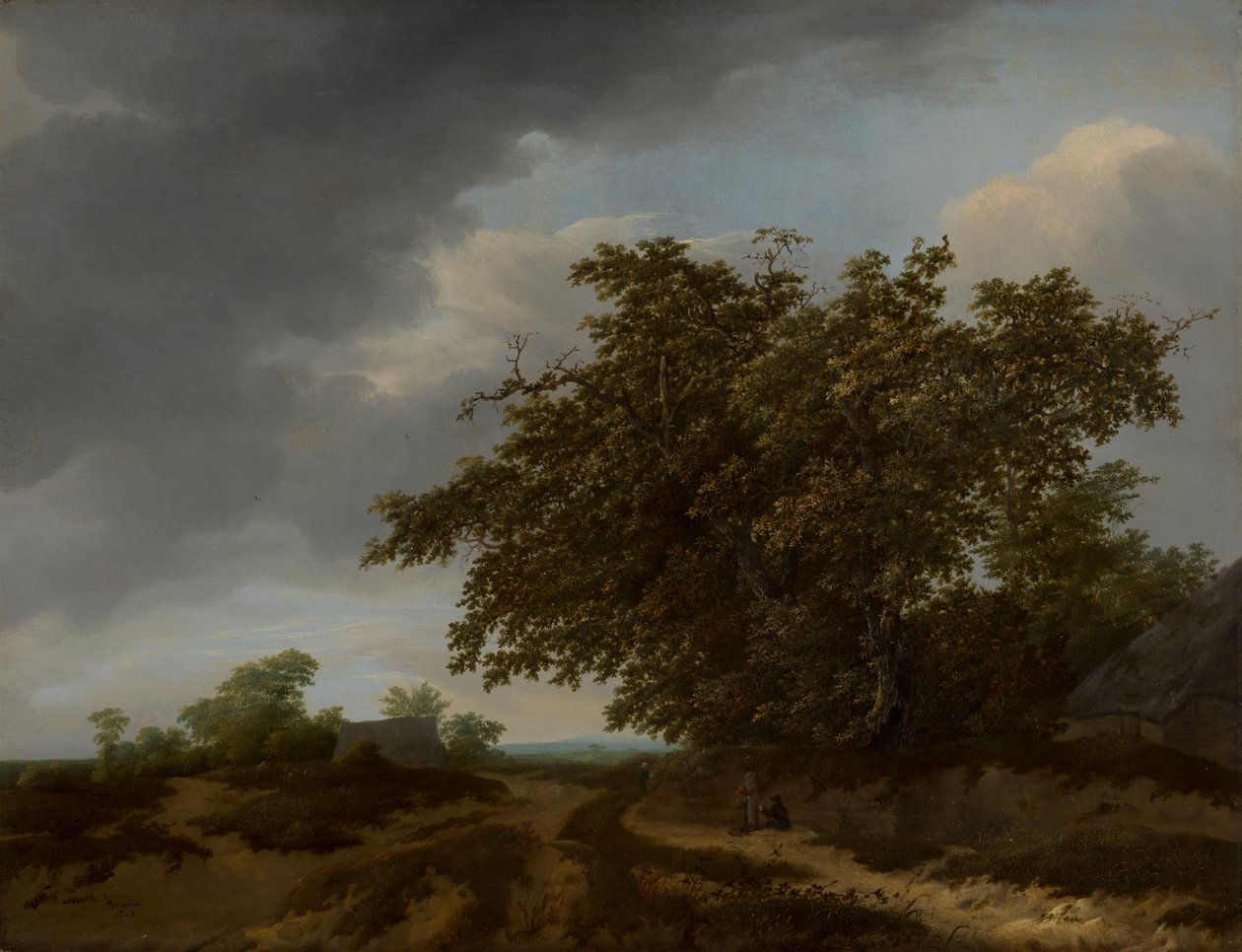 Tájkép a dűnék szélén alkotó: Jan Vermeer van Haarlem