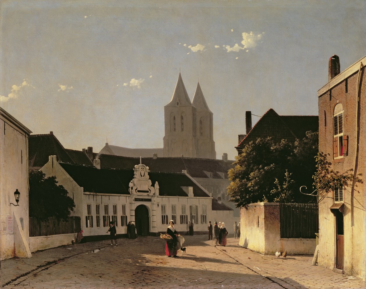 Arnhem látképe, 1851 alkotó: Jan Hendrik Weissenbruch
