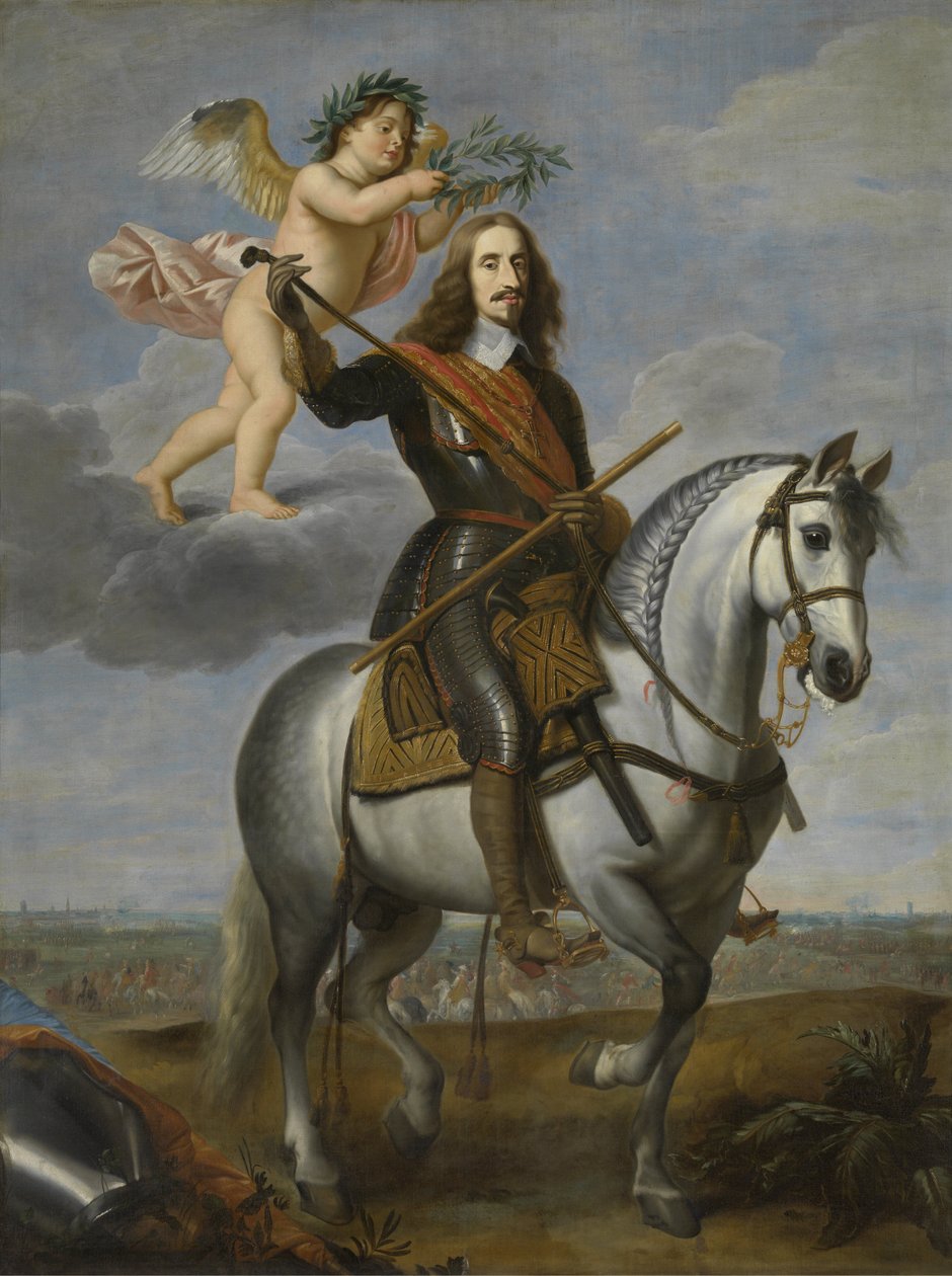Leopold Wilhelm főherceg (1614-1662) lovasportréja alkotó: Jan den van Hoecke