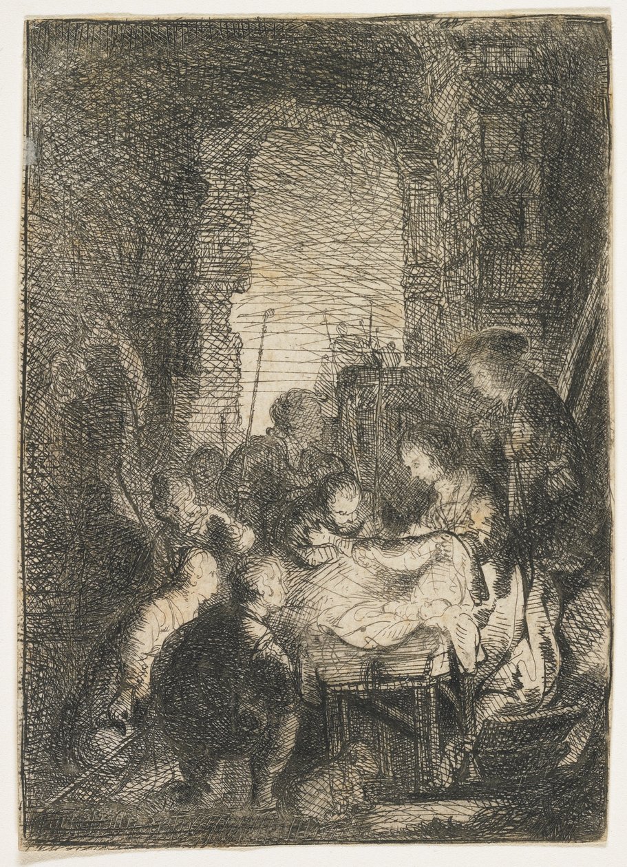 Pásztorok imádata, 1650-es évek alkotó: Jan van Noordt