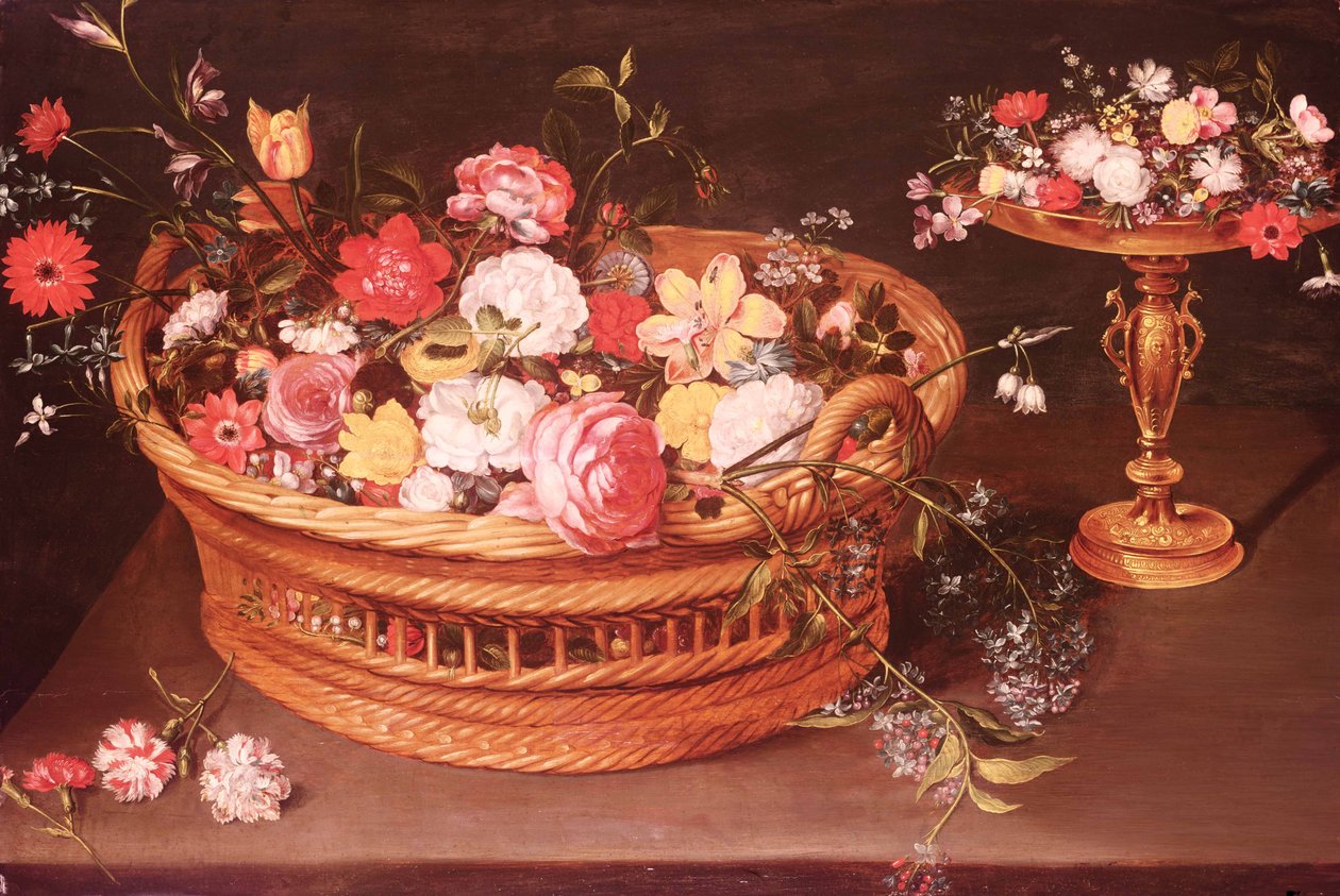 Egy kosár virág alkotó: Jan the Elder Brueghel