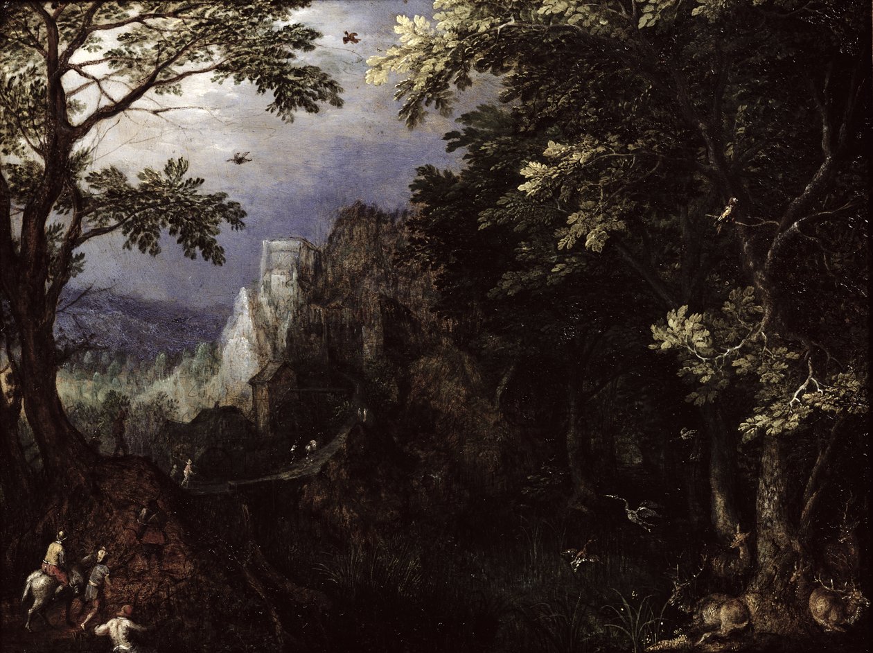 Hegyi táj alkotó: Jan the Elder Brueghel