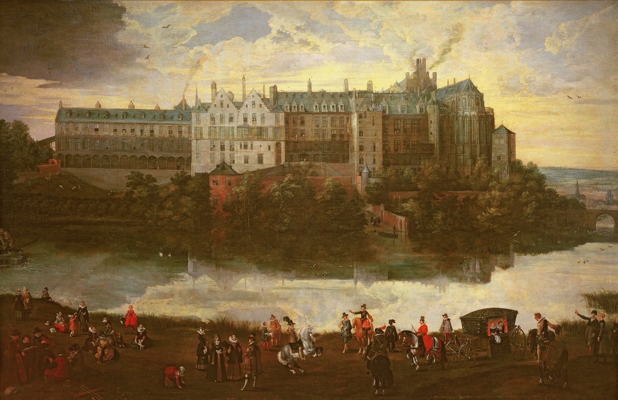 Tervuren kastély Brüsszelben alkotó: Jan the Elder Brueghel