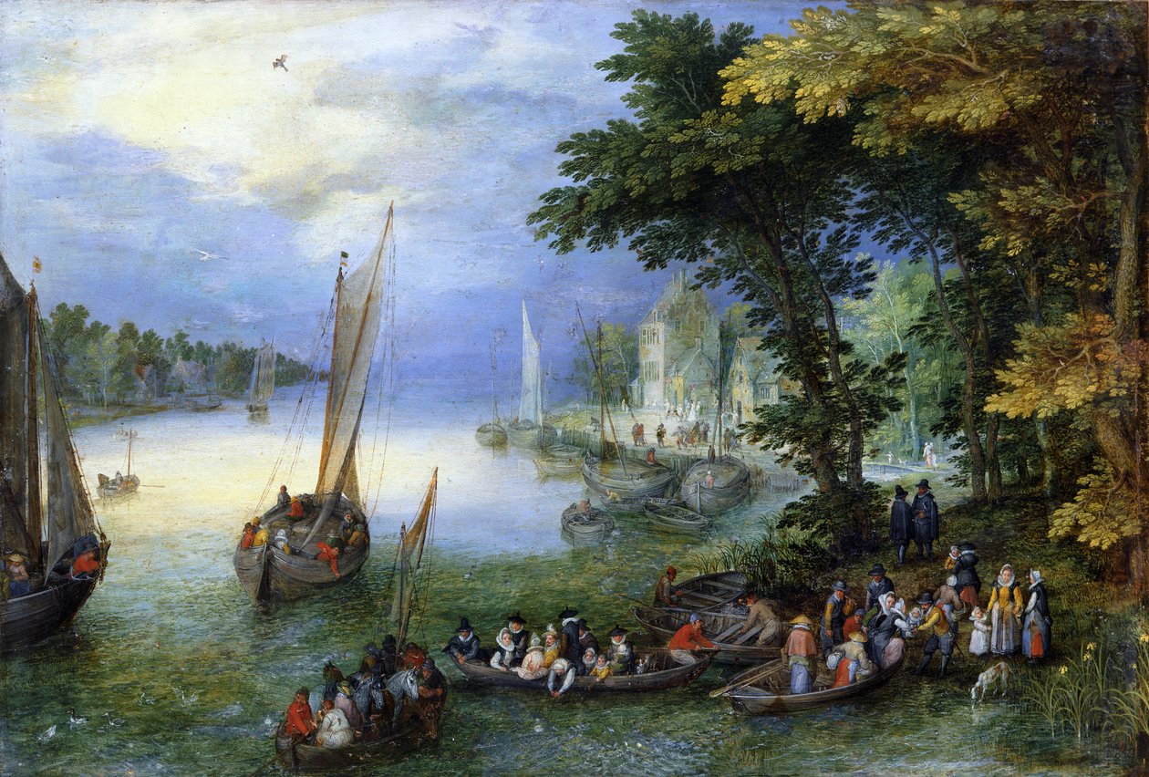 A beszállás alkotó: Jan the Elder Brueghel