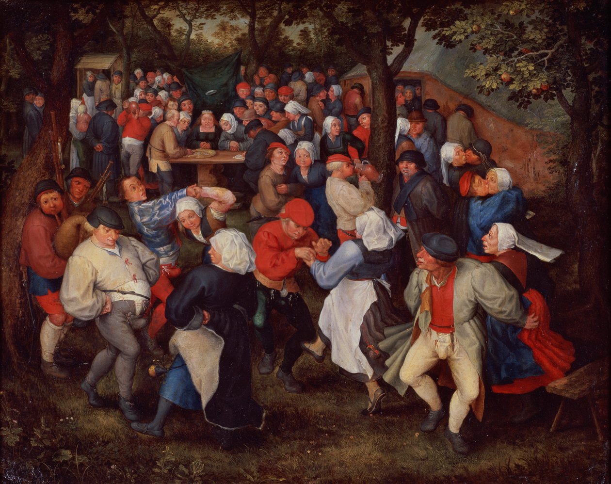 Falusi tánc alkotó: Jan Brueghel the Younger