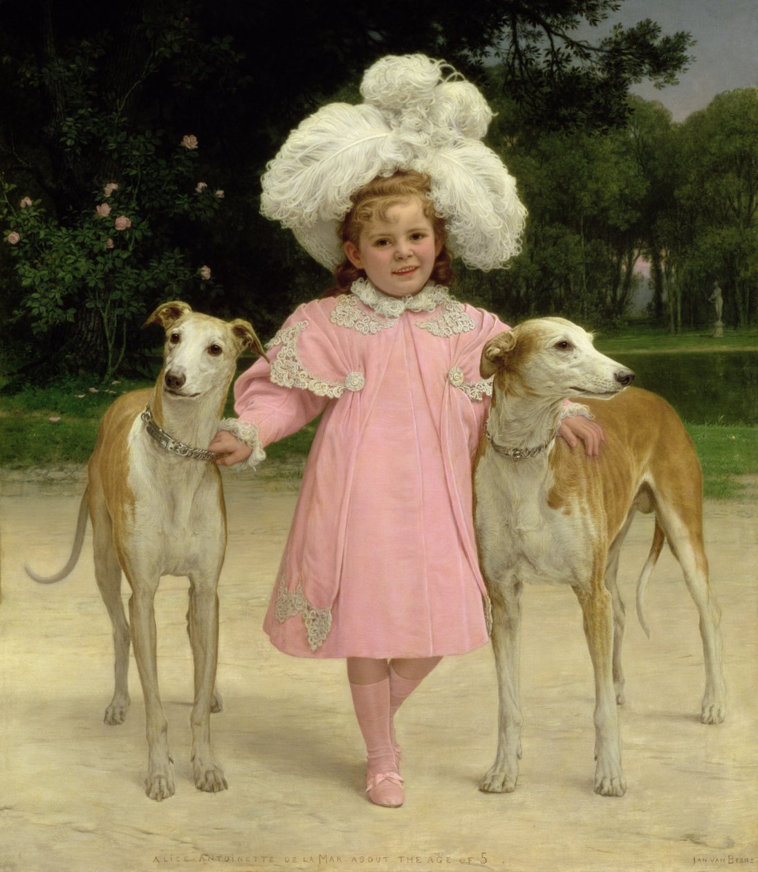 Alice Antoinette de la Mar, öt éves alkotó: Jan van Beers