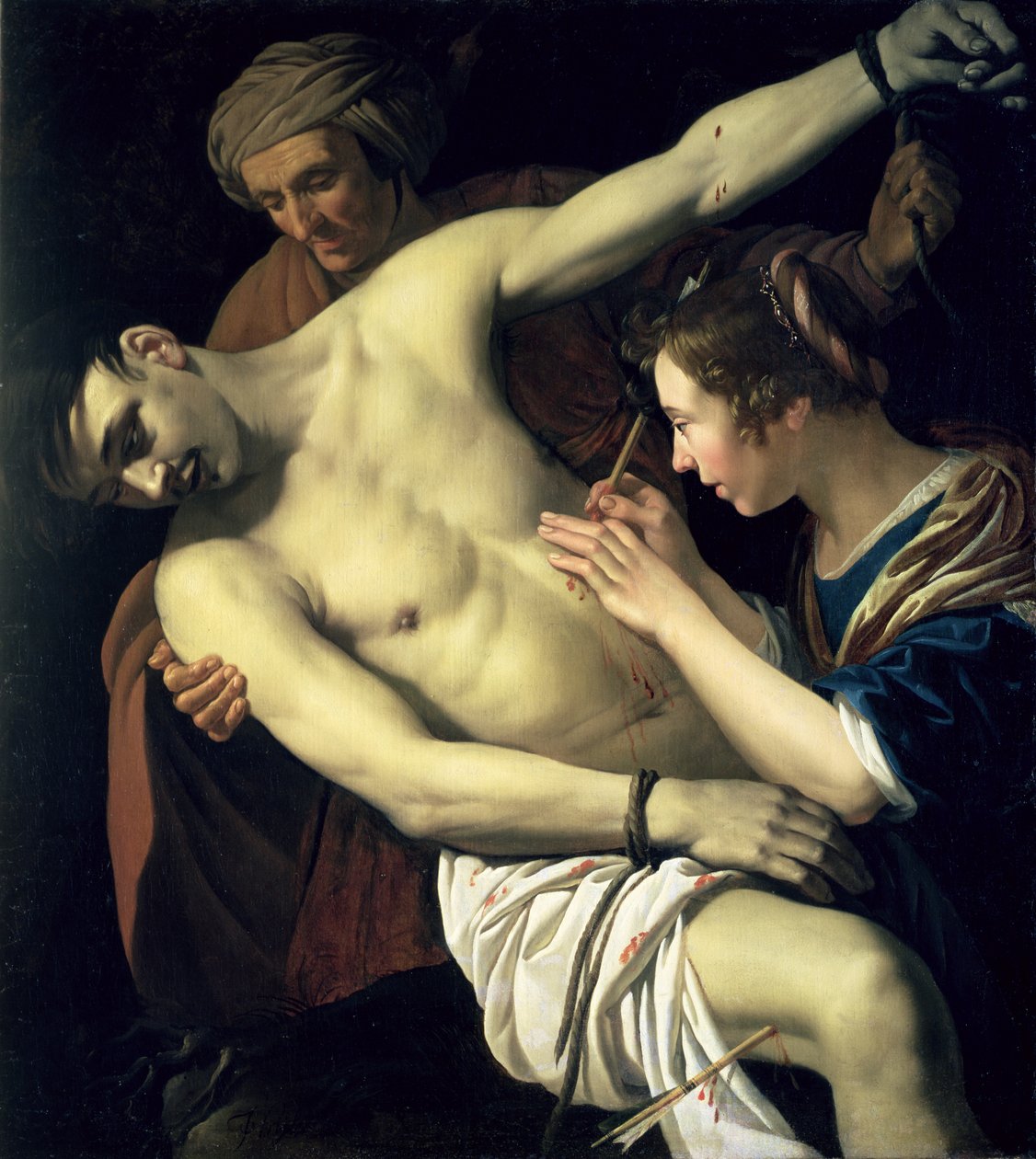 Szent Sebestyén és Szent Irén, 1624 alkotó: Jan van Bijlert or Bylert