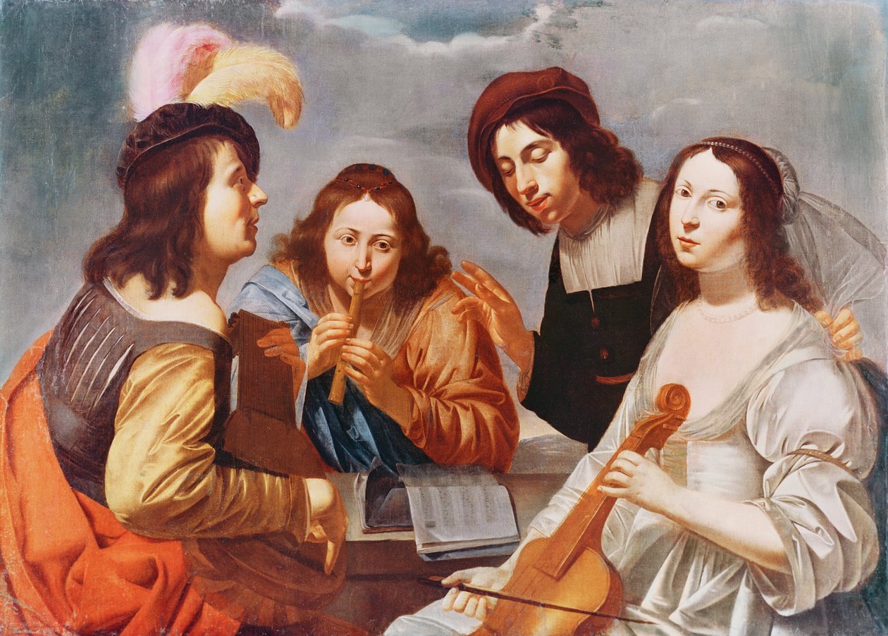 A koncert alkotó: Jan van Bijlert or Bylert