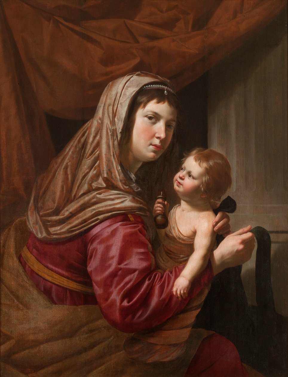 A Szűzanya és gyermeke alkotó: Jan van Bijlert or Bylert