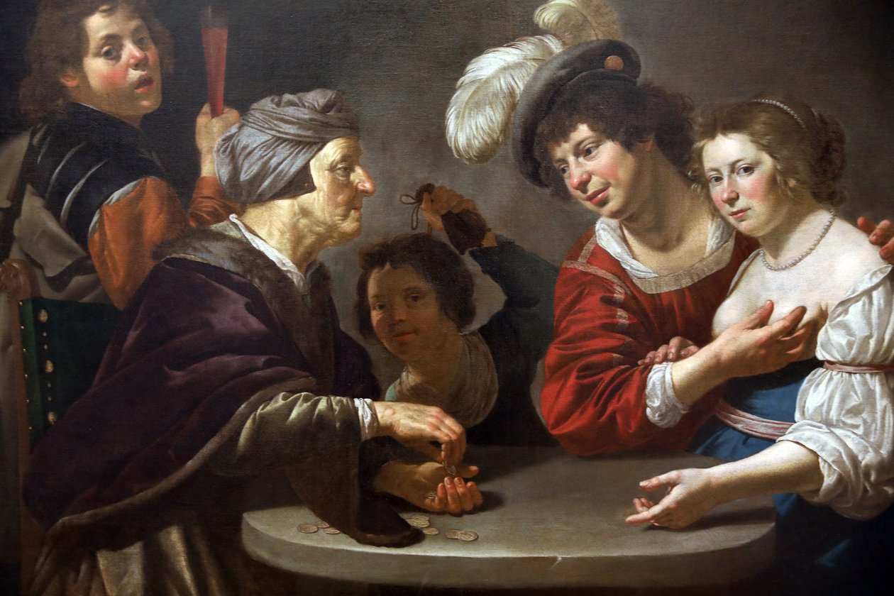 A köztes, részlet, c. 1625-30 alkotó: Jan van Bijlert or Bylert