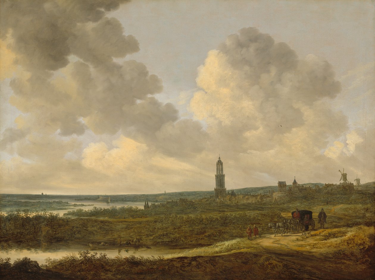 Kilátás Rhenenre alkotó: Jan Josephsz van Goyen