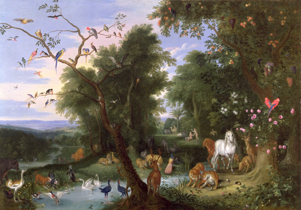 Az Édenkert, 1659 alkotó: Jan van Kessel the Elder