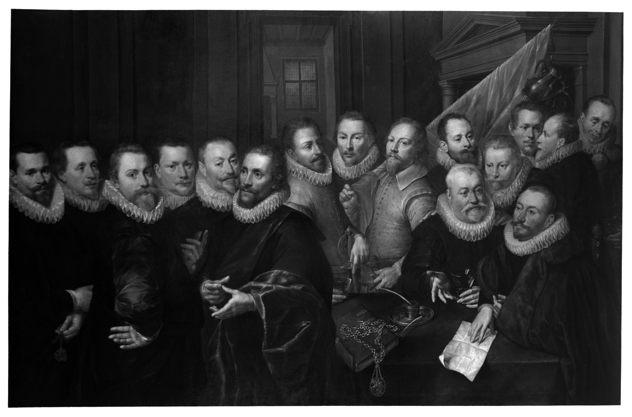 A Saint-George polgárőrség íjászai Hágában, Hollandiában alkotó: Jan Anthonisz. van Ravesteyn