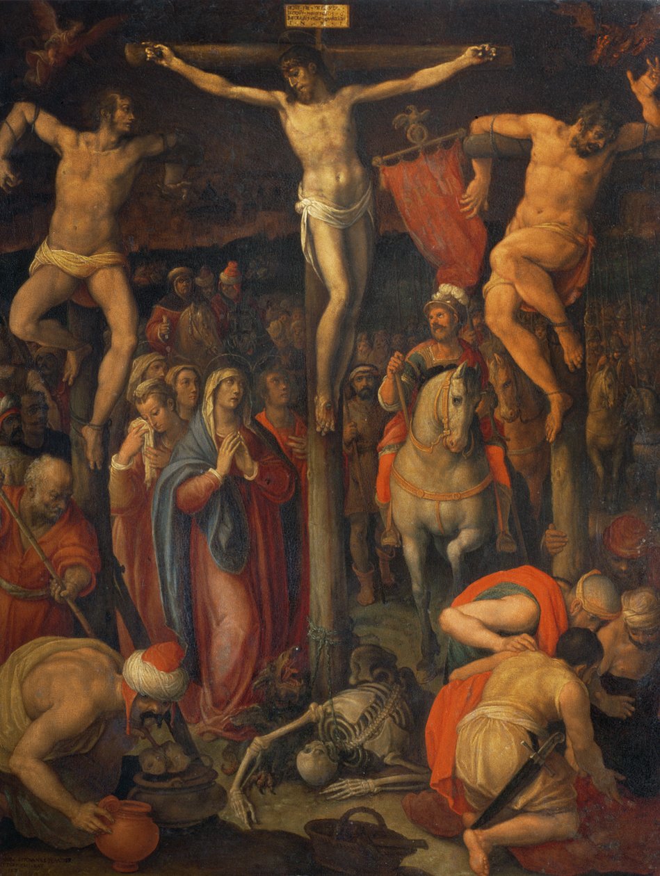 Keresztre feszítés, 1581 alkotó: Jan van der Straet
